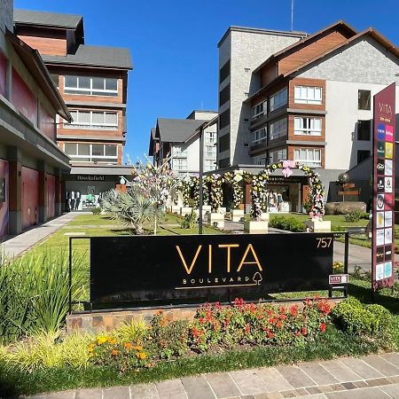 그라마도 Loft Novo Aconchegante A 500M Da Rua Coberta 아파트 외부 사진