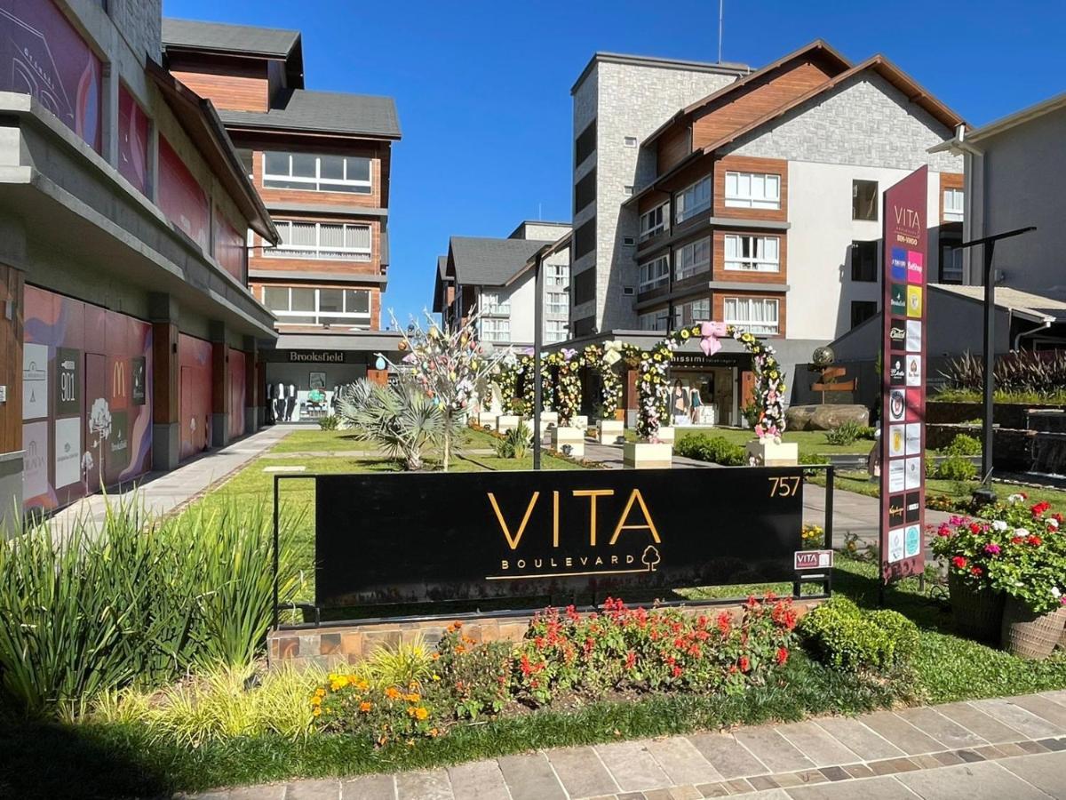 그라마도 Loft Novo Aconchegante A 500M Da Rua Coberta 아파트 외부 사진