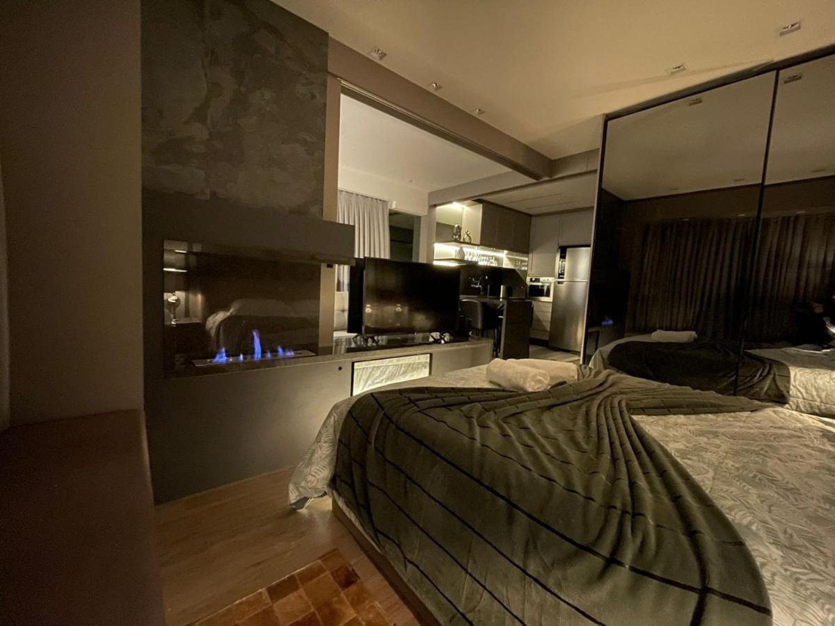 그라마도 Loft Novo Aconchegante A 500M Da Rua Coberta 아파트 외부 사진